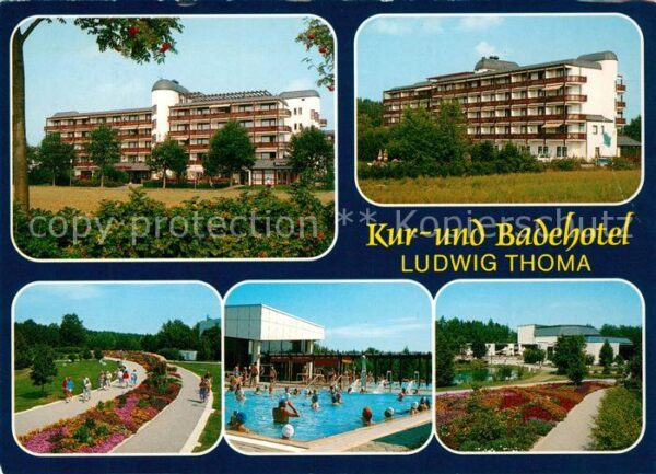 Bad Fuessing Kur- und Badehotel Ludwig Thoma Parkanl