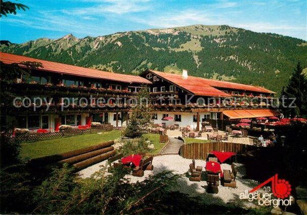 Sonthofen Oberallgaeu Hotel Allgäuer Berghof Tanner Karte Nr