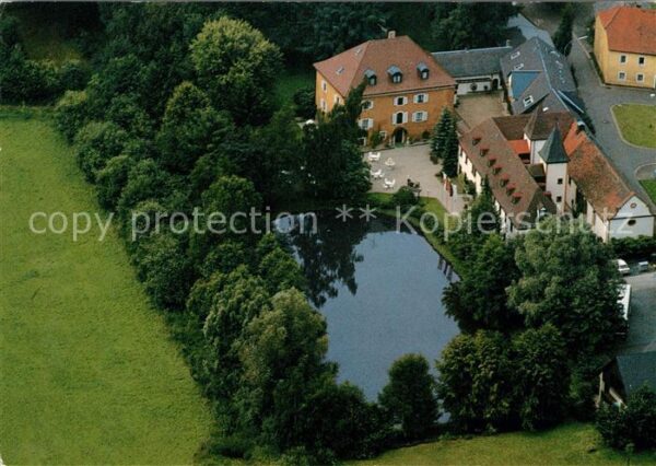 Fuchsmuehl Schloss Fuchsmühl Teich Fliegeraufnahme