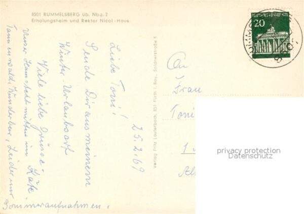 Rummelsberg Erholungsheim Rektor Nicol Haus – Bild 2