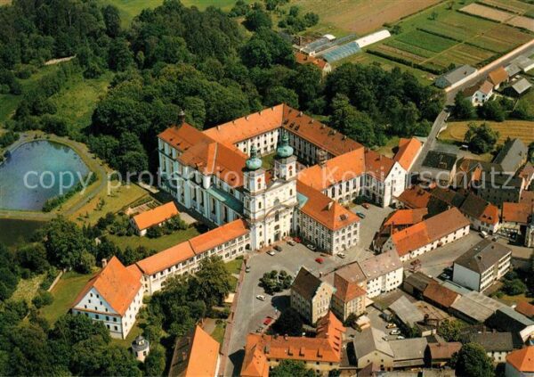Waldsassen Zisterzienserinnen Abtei Fliegeraufnahm
