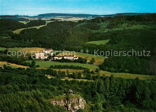 Neukirchen Knuellgebirge Waldsanatorium Urbachtal Fliegeraufnahm