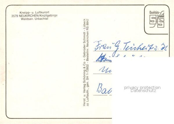 Neukirchen Knuellgebirge Waldsanatorium Urbachtal Fliegeraufnahm – Bild 2