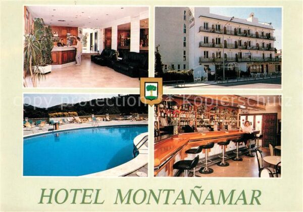 Lloret de Mar Hotel Montanamar Foyer Bar Swimming Poo