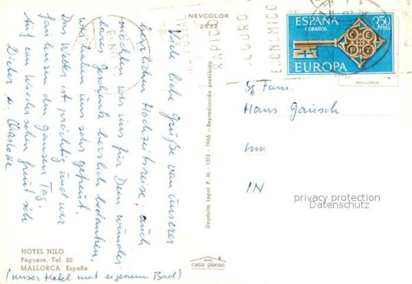 Paguera Mallorca Islas Baleares Hotel Nilo Swimming Pool – Bild 2