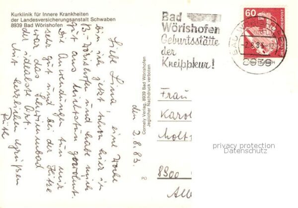 Bad Woerishofen Kurklinik der LVA Schwaben Kurpark – Bild 2