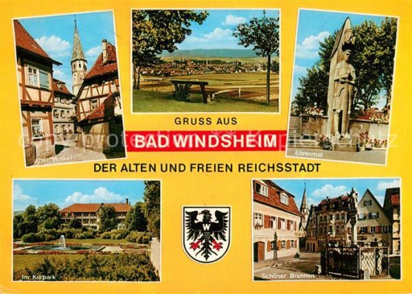Bad Windsheim Alter Winkel Altstadt Fachwerkhäuser Eh