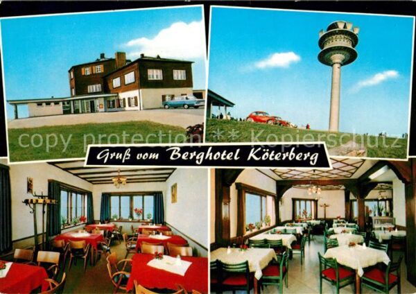 Luegde Berghotel Köterberg Restaurant Fernmeld