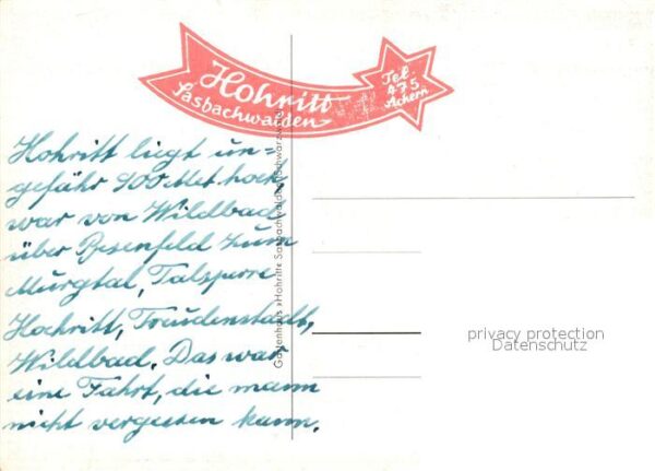 Sasbachwalden Gaststätte Hohritt – Bild 2