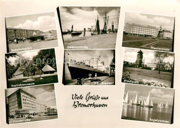 Bremerhaven Bahnhofsvorplatz Freilichtmuseum Llyods