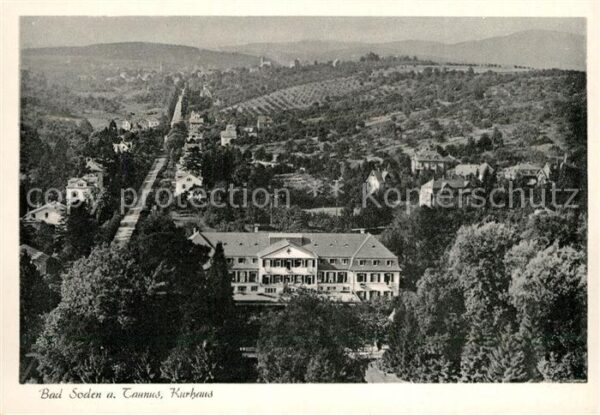 Bad Soden Taunus Panorama mit Kurhaus