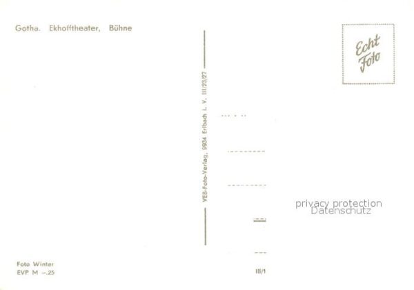 Gotha Thueringen Ekhofftheater Bühne – Bild 2