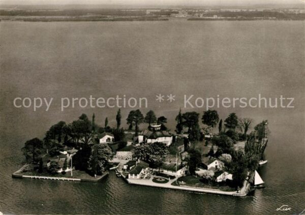 Insel Wilhelmstein Gaststätte Steinhuder Meer Fliegeraufna