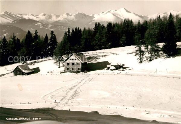 Lambrecht Steiermark Sankt Grebenzenhaus Berghaus Winterlandschaft
