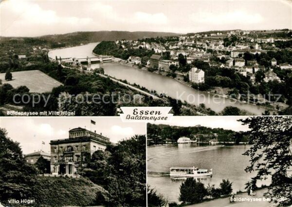 Essen Ruhr Panorama Baldeneysee Villa Hügel Ausflu