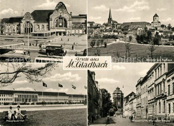 Moenchengladbach Hauptbahnhof Hauptquartier Münster am R