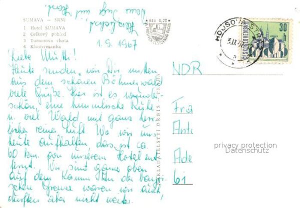 Srni Hotel Sumava Celkovy pohled Turnerova c – Bild 2