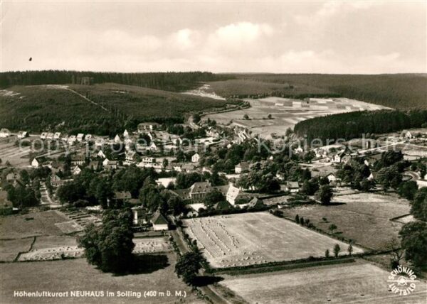 Neuhaus Solling Höhenluftkurort Fliegeraufnahme