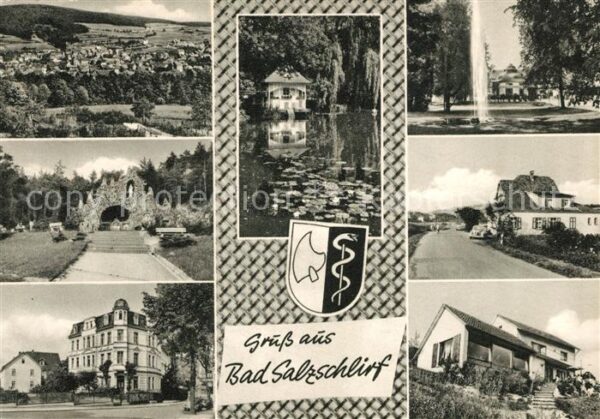 Bad Salzschlirf Panorama Kurpark Taubenhaus Mariengrott