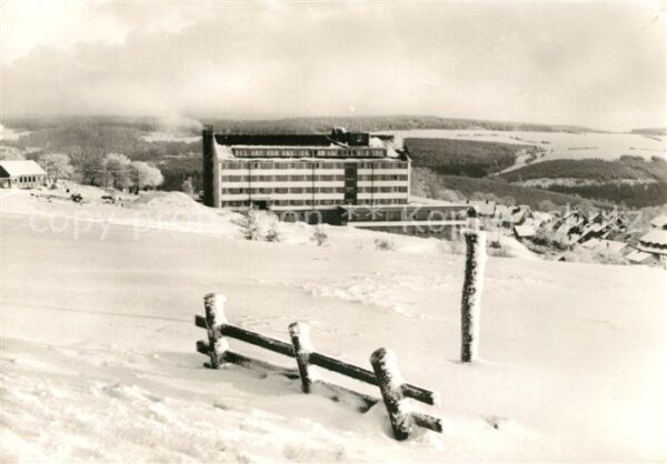 Schnett FDGB Erholungsheim Kaluga Winterpanoram