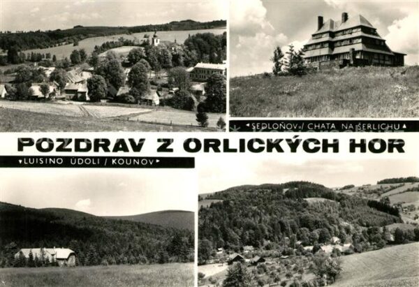 Orlickych Hor Chata na Serlichu Berghaus Landschaftsp