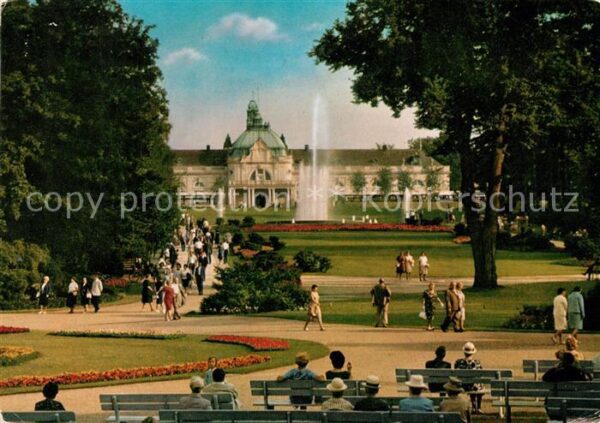 Bad Oeynhausen Kurhaus mit Wasserspielen