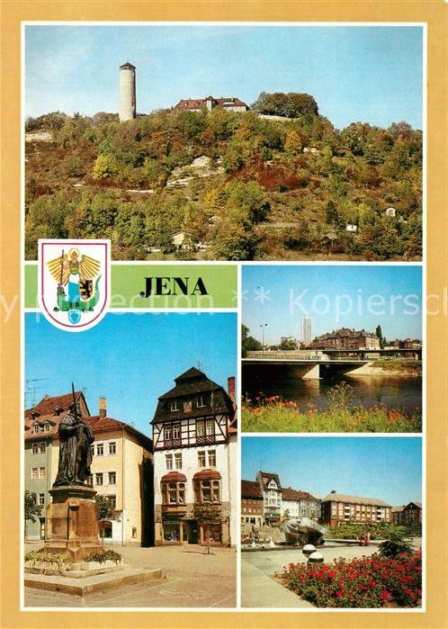 Jena Thueringen Fuchsturm Saalebrücke Hanfried Platz de