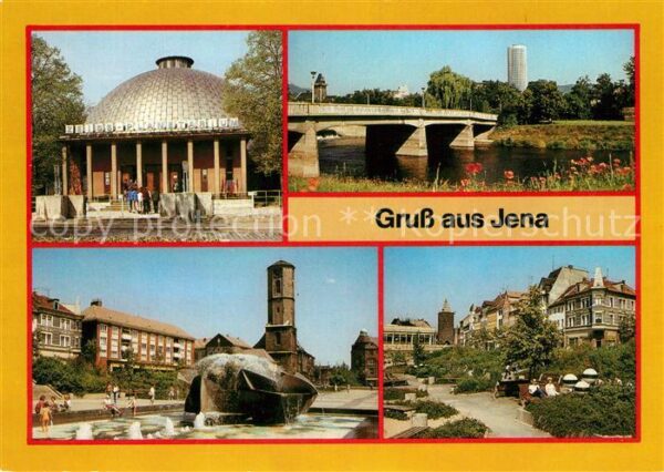 Jena Thueringen Zeissplanetarium Paradiesbrücke Platz d
