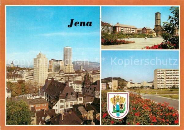 Jena Thueringen VEB Carl Zeiss Jena Platz der Kosmonaut