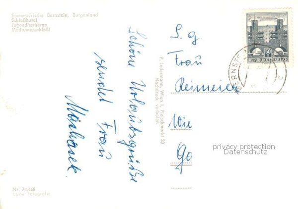 Bernstein Burgenland Schloßhotel Jugendherberge Madonnenschl – Bild 2
