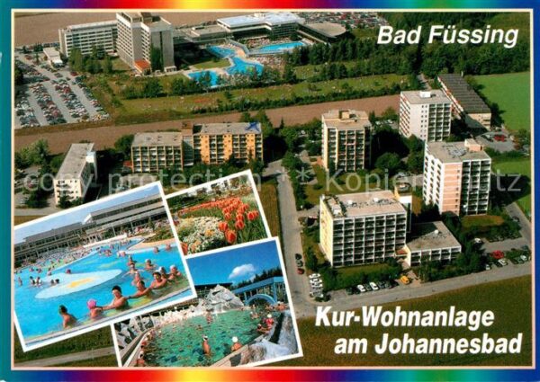 Bad Fuessing Fliegeraufnahme Kur-Wohnanlage am Johan