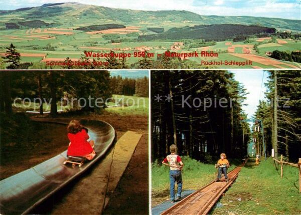 Wasserkuppe Rhoen Sommerbobbahn Rückhol-Schlepplift