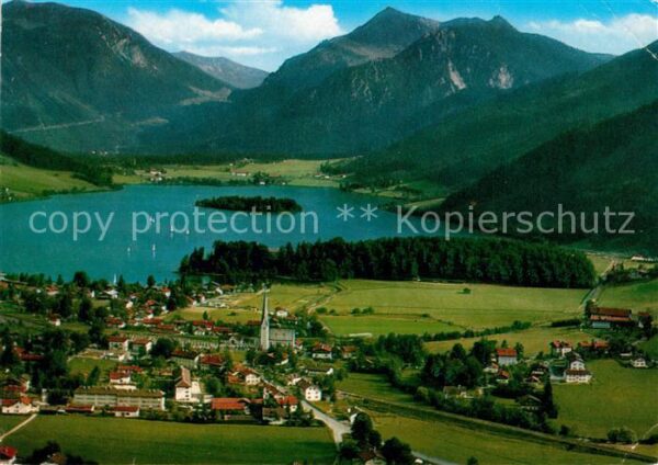 Schliersee Fliegeraufnahme mit Jägerkamp und Brech