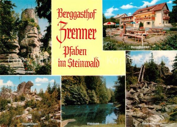 Pfaben Berggasthof Zrenner Waldsee Vogelfelsen
