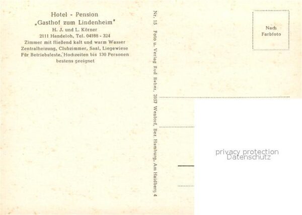 Handeloh Hotel Restaurant Zum Lindenheim – Bild 2