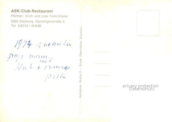 Salzburg Oesterreich ASK Club Restaurant – Bild 2