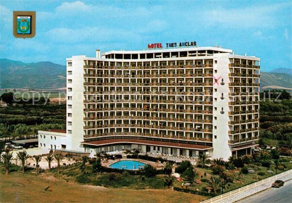 Gandia Fliegeraufnahme Hotel Tres Anclas