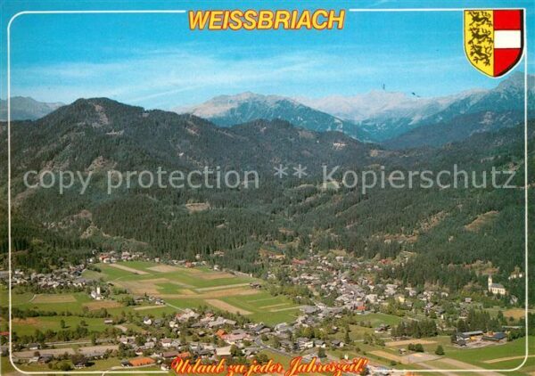 Weissbriach Fliegeraufnahme