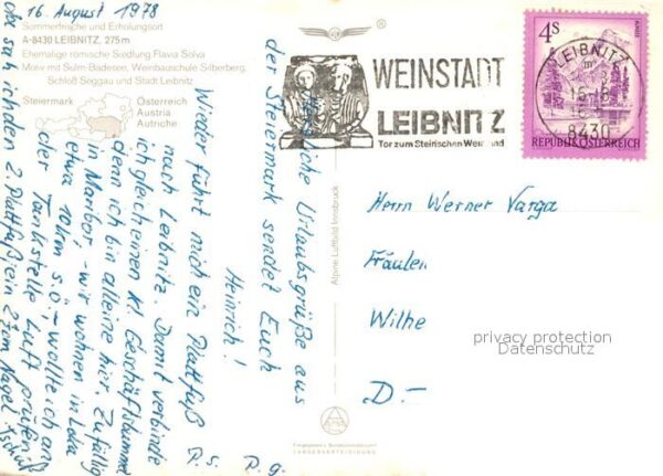 Leibnitz Fliegeraufnahme Schloß-Seggau Sulm-Bade – Bild 2