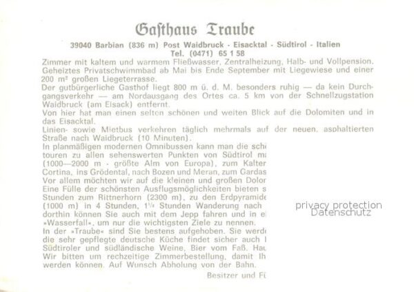 Barbian Gasthaus Traube Pool – Bild 2