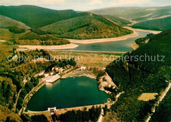 Osterode Harz Fliegeraufnahme Sösetalsperre