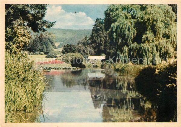 Bad Pyrmont Parkanlage mit See