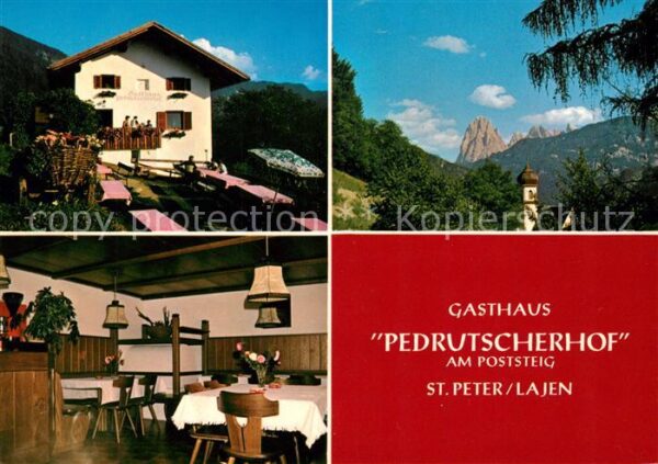 Lajen Bozen Gasthaus Pedrutscherhof am Poststeig