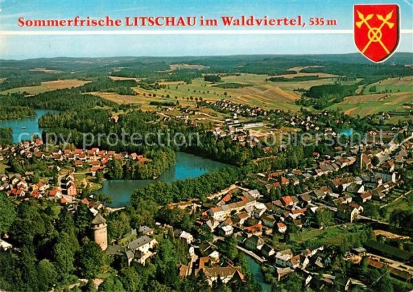 Litschau Fliegeraufnahme Herrenteich Kaspar Schr
