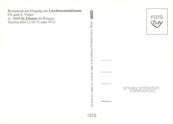 St Johann Pongau Liechtensteinklamm Restaurant – Bild 2