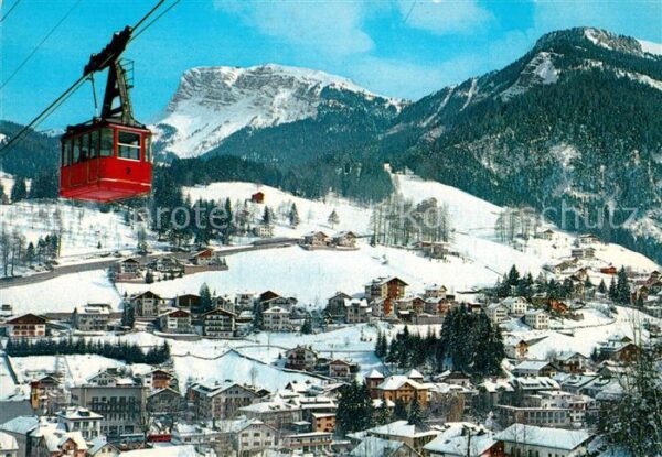 Ortisei St Ulrich Val Gardena Dolomiten Seilbahn