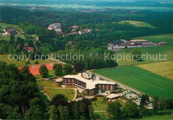 Bad Salzhausen Fliegeraufnahme Haus am Landgrafenteich