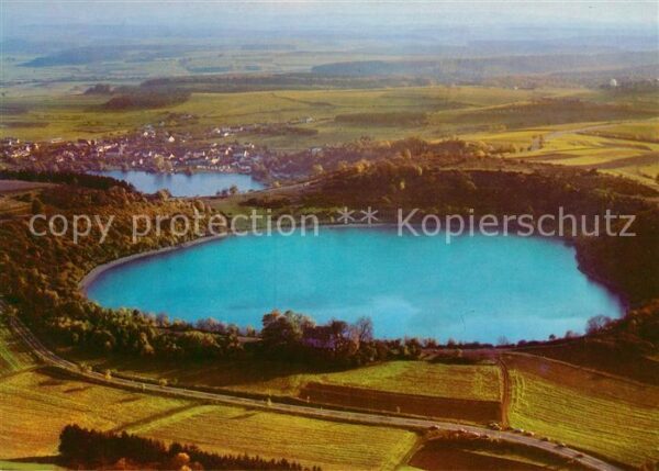 Weinfelder Maar Fliegeraufnahme Totenmaar Schalkenmehre