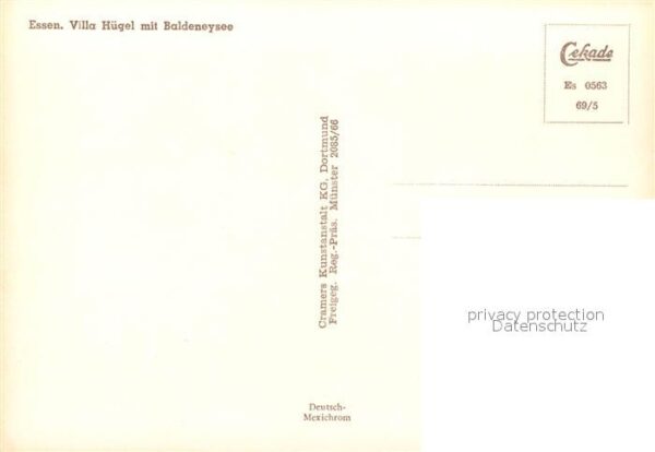 Essen Ruhr Fliegeraufnahme Villa Hügel mit Baldene – Bild 2