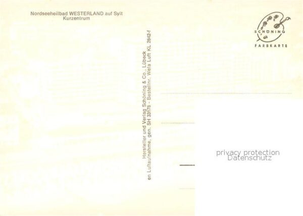 Westerland Sylt Fliegeraufnahme Kurzentrum Strand – Bild 2